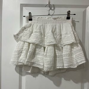 Arie white skirt